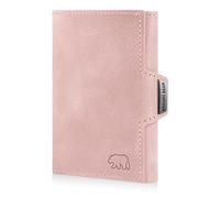 BROWN BEAR BB Bruce - Cartera pequeña para hombre y mujer (con compartimento para monedas), Rosa Rosa Vintage Bruce, 0, Minimalista