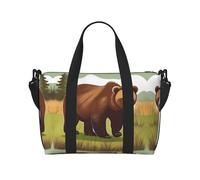 Brown Bear - Bolsa de viaje impermeable para gimnasio, deportes, vacaciones