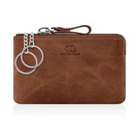 BROWN BEAR Funda para llaves de piel | BB 8017, 8017 Hbr - Whisky marrón vintage, medium, Bolsillo para llaves con cremallera