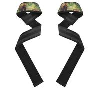 Brown Bear Little Deer - Correas de levantamiento antideslizantes de 66 cm, par de correas de gimnasio para levantamiento de pesas, peso muerto, ejercicio, entrenamiento de fuerza