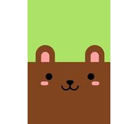 Brown Bear Notebook-Animal World Notebook Collection 6 x 9 Notebook with 100 lined pages- For kids- Can be used for doodling, writing and drawing.