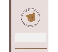Brown Bear Notebook: Cute & Minimalist Blank Sketchbook: Aesthetic Bear-Themed Notebook for Drawing, Doodling & Creative Expression