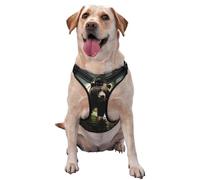 Brown Bear Pounce - Chaleco de tracción para mascotas, estampado XL, ideal para pasear perros, senderismo, viajes diarios