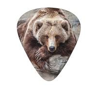 Brown Bears - Juego de 12 pastillas de guitarra adecuadas para tocar guitarras acústicas, guitarras eléctricas, etc.