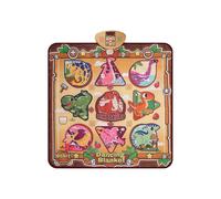 (brown)Best Seller Kids Dance Mat - 7 Game Modes, 10 Levels, 10 Music & LED Lights