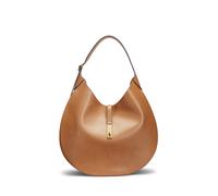 Brown Bolso de hombro Polo ID grande de piel de becerro TALLA ÚNICA