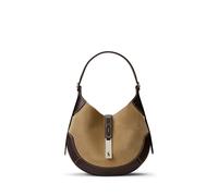 Brown Bolso Polo ID pequeño de piel y ante TALLA ÚNICA