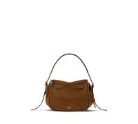 Brown Bolso satchel Polo ID mini de ante TALLA ÚNICA