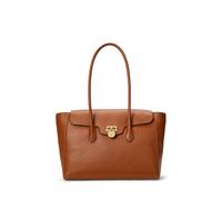 Brown Bolso satchel Tanner grande de piel TALLA ÚNICA