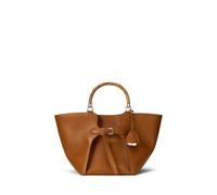 Brown Bolso tote Ralph Lauren de piel de becerro TALLA ÚNICA
