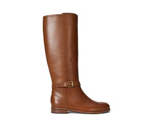 Brown Bota alta Brooke II de piel de becerro EU 38