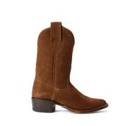 Brown Bota Plainview de cuero vuelto EU 39