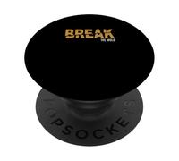 Brown Break The Mold Gráfico marrón PopSockets PopGrip Adhesivo