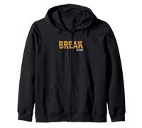Brown Break The Mold Gráfico marrón Sudadera con Capucha