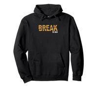 Brown Break The Mold Gráfico marrón Sudadera con Capucha