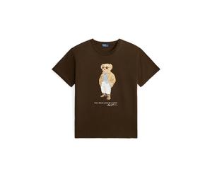 Brown Camiseta de punto de algodón y Polo Bear XXS