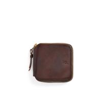 Brown Cartera de piel con cremallera TALLA ÚNICA