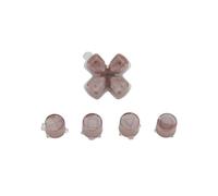 (Brown) D-pad Move Action Dpad For Key Abxy X Buttons Set Repair Part Replacement Forps