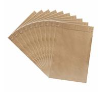 Brown Duke - Sobres de manila con cierre autoadhesivo (paquete de 50), calidad premium, duraderos y seguros, perfectos para uso profesional y personal