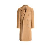 Brown El abrigo de polo de pelo de camello 46