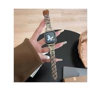 (Brown Gold, Multicolor) For Apple Watch Series 10 42mm 9 8 7 41mm SE (2023) SE (2022) SE 6 5 4 40mm 3 2 1 38mm Woolen Fabric