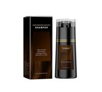 Brown Hair Dye Shampoo, Instant Hair Dye Shampoo, Color Duradero, Suavidad Natural, Nutrición y Brillo, Apto para Todo Tipo de Cabello, para Hombres Mujeres-200ml