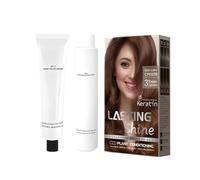 Brown-Instant Hair Dye Shampoo, Hair Color, Tinte para el Pelo, Champú Color Tinte Pelo Barba Champu Canas Instantáneo, Coloración Rápida, Cobertura Uniforme de las Canas, Para Todos Los Tonos
