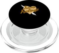 Brown Intense Feelings - Gráfico marrón Envejecido PopSockets PopGrip para MagSafe