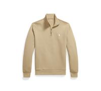 Brown Jersey de punto doble y cremallera corta L
