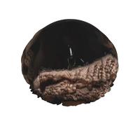 Brown Labrador Retriever - Gorro de ducha reutilizable impermeable para mujer, cubierta elástica para el cabello, para baño, spa, viajes y uso diario