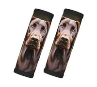 Brown Labrador Retriever Print Travel Essentials - Empuñaduras envolventes para equipaje (2 paquetes, maletas de fácil identificación)
