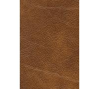 Brown Leather-Textured Notebook: 100 Pages Lined Journal for Writing, Notes & Planning