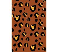 Brown leopard print notebook: A fierce 6X9 journal for friends and family
