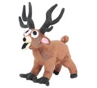 (Brown Lying)99 Nights In The Forests Plush 15in/38cm, 99Nights Forest Deer Plush Collectible Stuffed Doll Toy for Girls Boys Gift