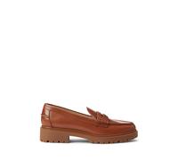 Brown Mocasín penny Marli de piel de becerro EU 35