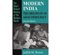 Brown Modern India (Tapa blanda) Short Oxford History of the Modern World