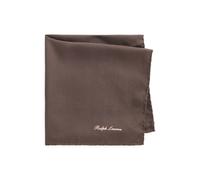 Brown Pañuelo de bolsillo de seda TALLA ÚNICA