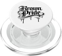 Brown Pride Mexicano Raza Chicano Oldies Latino Hispano Amor PopSockets PopGrip para MagSafe