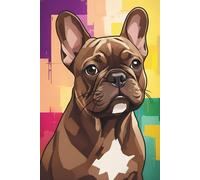Brown Sable French Bulldog Notebook: Cartoon Journal, Diary, Writing Pad: A squishy-faced sidekick for imaginative minds and dog devotees. A cheerful ... Small Breed Fans & Doodle Enthusiasts.