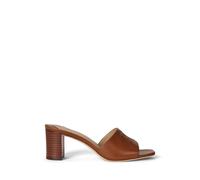 Brown Sandalia Everley de piel con tacón EU 38