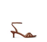 Brown Sandalia Kendyl de napa con tacón kitten EU 38
