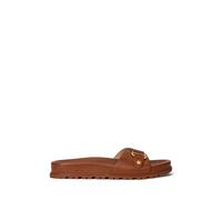 Brown Sandalia tipo chancla Tasha de piel EU 37.5