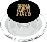 Brown Some Things Stay Broke Brown Graphic PopSockets PopGrip para MagSafe