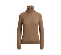 Brown Suéter de cachemira con cuello vuelto XXL