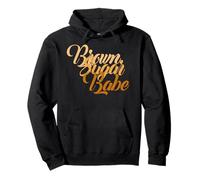 Brown Sugar Babe Afro Queen Orgullo de Mujeres Negras africanas Sudadera con Capucha
