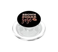 Brown Sugar Babe Orgullosa Melanina Hermosa Reina PopSockets PopGrip para MagSafe