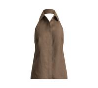 Brown Top Eldred de lino EU 34