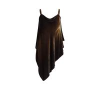 Brown Top Idina de terciopelo EU 34