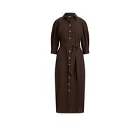 Brown Vestido camisero de algodón ES 30