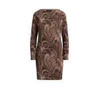 Brown Vestido paisley de punto elástico 40